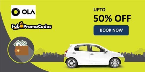 Get Rs 40 OFF On 3 Ola Rides (Select Users) with OLACabs coupon code